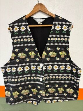 Spring Themed Pattern  Vest